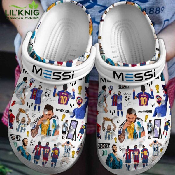 Footwearmerch Lionel Messi Football Soccer Sport Crocs Crocband Clogs Shoes