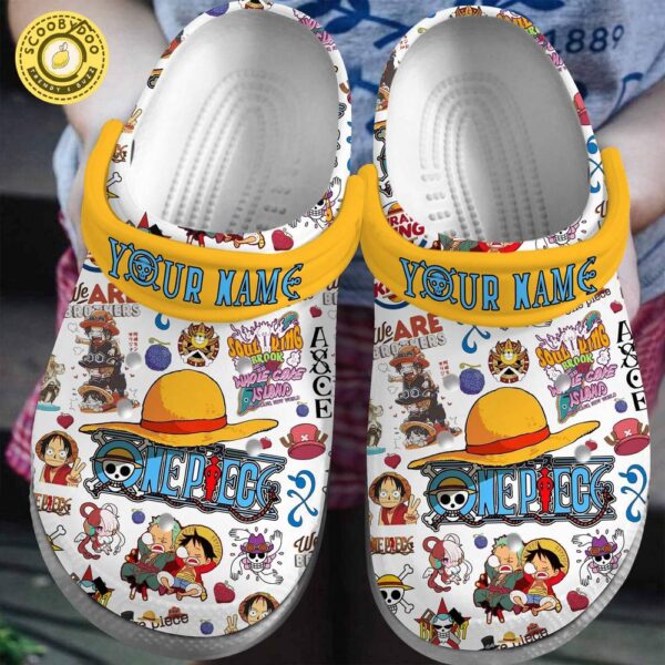 Footwearmerch One Piece Cartoon Anime Crocs Crocband Clogs Shoes