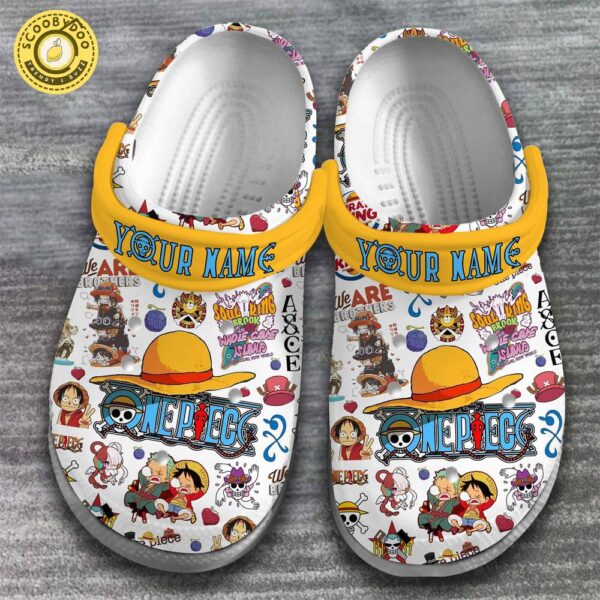 Footwearmerch One Piece Cartoon Anime Crocs Crocband Clogs Shoes