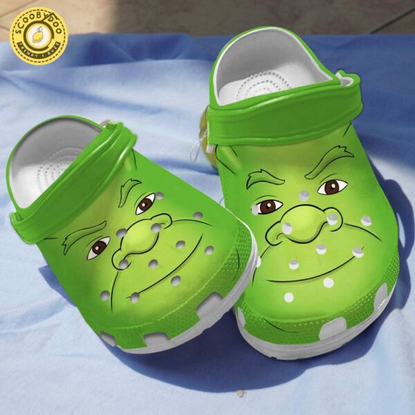 Footwearmerch Shrek Cartoon Crocs Crocband Clogs Shoes Comfortable For Men Women and Kids