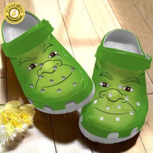 Footwearmerch Shrek Cartoon Crocs Crocband Clogs Shoes Comfortable For Men Women and Kids