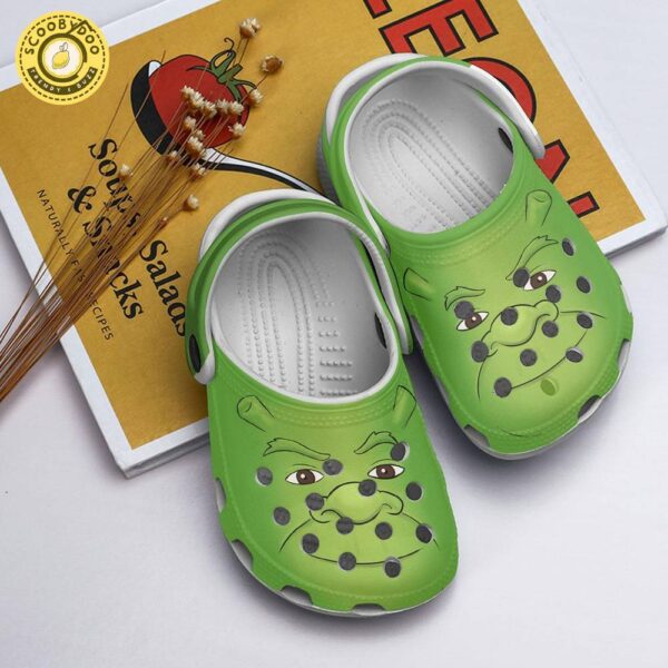 Footwearmerch Shrek Cartoon Crocs Crocband Clogs Shoes Comfortable For Men Women and Kids