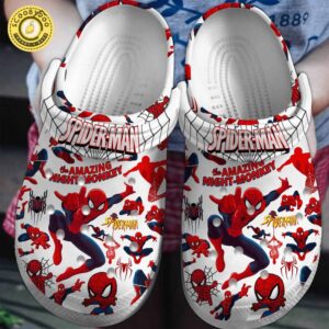 Footwearmerch Spider Man Movie Crocs Crocband Clogs Shoes Comfortable