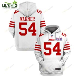 Fred Warner San Francisco 49Ers Limited Edition Hoodie Jersey