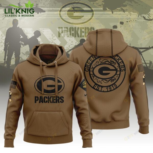 Green Bay Packers Salute To Service Hoodie