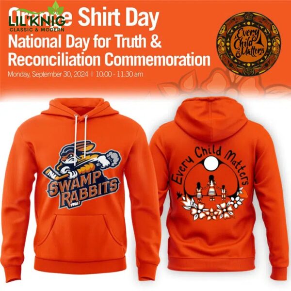 Greenville Swamp Rabbits Truth and Reconciliation 2024 Hoodie – Limited Edition Apparel