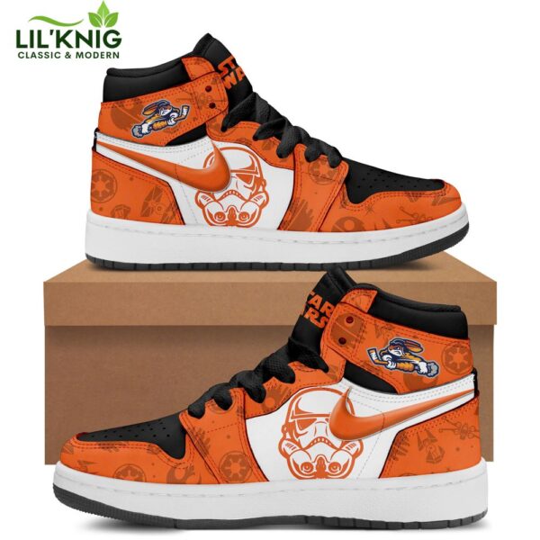 Greenville Swamp Rabbits x STAR WARS NIGHT November 9 Air Jordan 1, themed sneakers, fan gear.