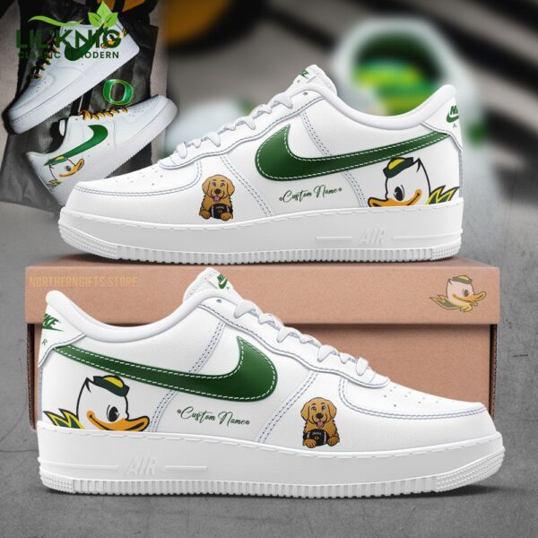 Herbstreit X Oregon Ducks Customize Air Force 1 Nike  Sneaker Hot Edition 2024