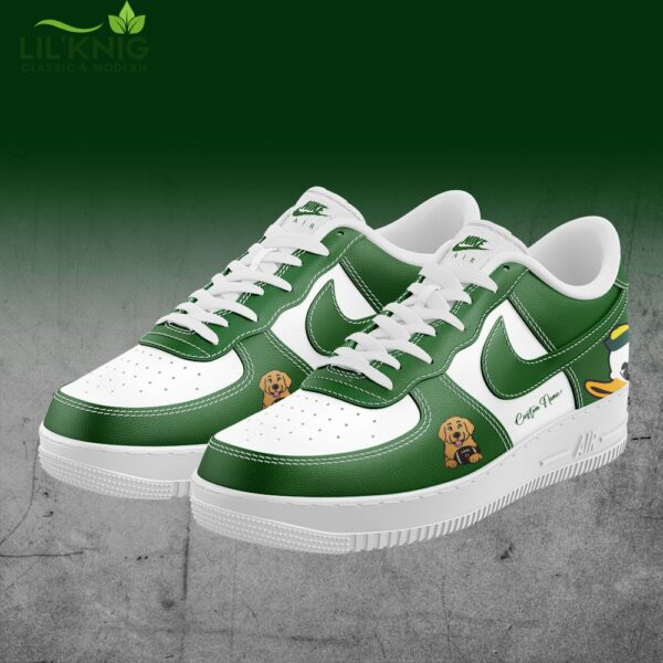 Herbstreit X Oregon Ducks Customize Green Air Force 1 Nike  Sneaker Hot Edition 2024