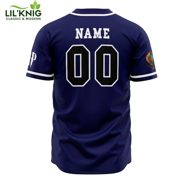 Hooktab 3D Printed Personalized Ravenclaw House Harry Potter Men’S Short Sleeve Anime Baseball Jersey