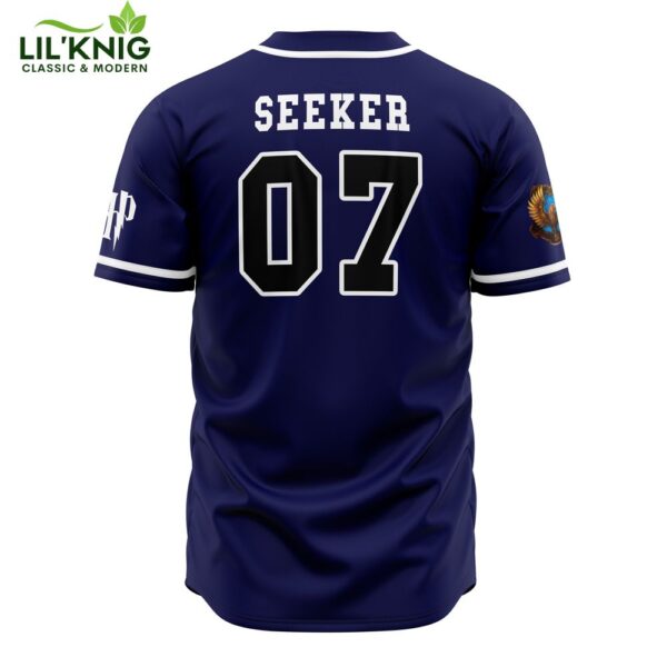 Hooktab 3D Printed Ravenclaw House Harry Potter Men’S Short Sleeve Anime Baseball Jersey