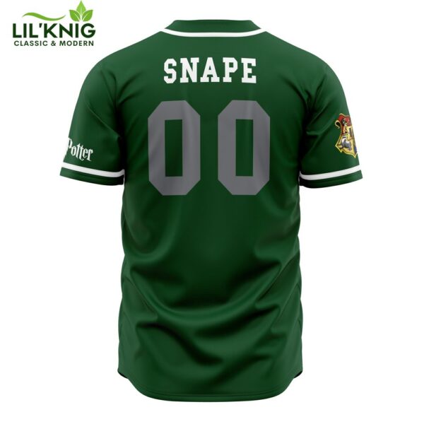 Hooktab 3D Printed Slytherin Serpents House Harry Potter Men’S Short Sleeve Anime Custom Baseball Jersey