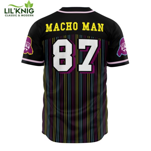 Hooktab 3D Printed The Cream Of The Crop Randy Savage Pop Culture Men’S Short Sleeve Anime Baseball Jersey