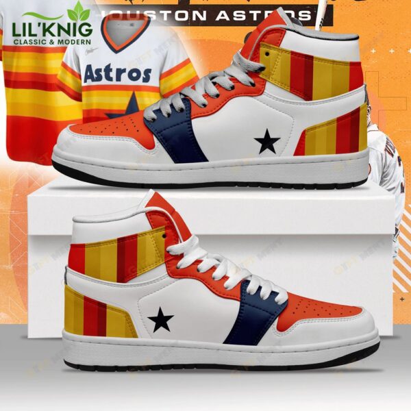 Houston Astros Air Jordan 1 Sneakers