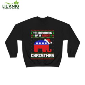 I Am Dreaming of a Right Christmas Cozy Sweatshirt