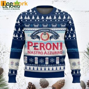 Introducing The ‘Peroni Nastro Azzurro Ugly Christmas Sweater’