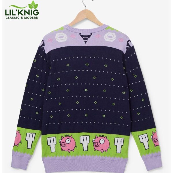 Invader Zim Gir And Zim Merry Platypus Holiday Sweater