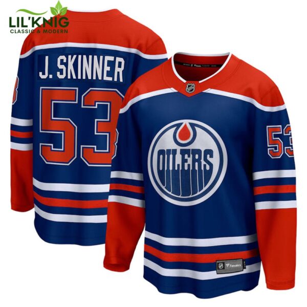 Jeff Skinner Edmonton Oilers Nhl Fanatics Breakaway Royal Home Jersey