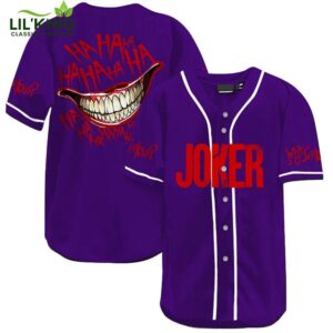 Joker Why So Serious Haha Baseball Jersey