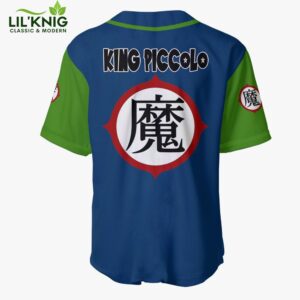 King Piccolo Anime Dragon Ball Z Otaku Cosplay Shirt Anime Baseball Jersey