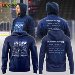 Limited Edition 1000 Games Played Vancouver Canucks Hoodie – Exclusive Fan Gear