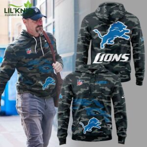 Limited Edition Detroit Lions Coach Dan Campbell Hoodie – NFL Coach Gear