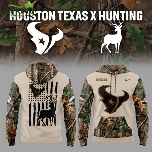 Limited Edition Houston Texans x Hunting Hoodie – Custom Design