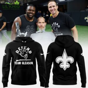 Limited Edition New Orleans Saints Defend Team Gleason Hoodie 2024 – Exclusive Fan Gear