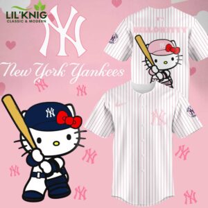 Limited Edition New York Yankees x Hello Kitty Night Jersey – 2024