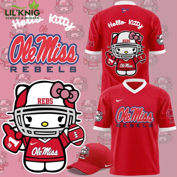 Limited Edition Ole Miss Football x Hello Kitty Football Jersey – Fun Rebels Gear