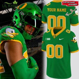 Limited Edition Oregon Ducks “Gang Green” 2024 Football Jersey – College Sports Apparel