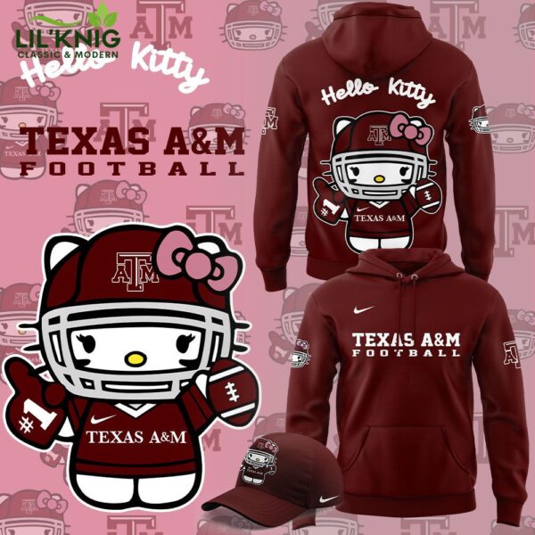 Limited Edition Texas A&M x Hello Kitty HOT 2024 Hoodie – Trendy Fan Gear