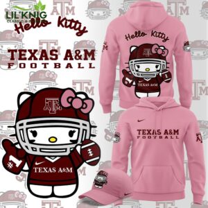 Limited Edition Texas A&M x Hello Kitty Hoodie – Cute College Apparel