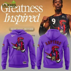 Limited Edition Toronto Raptors 30th Anniversary City Edition Purple Hoodie – Custom Fan Apparel