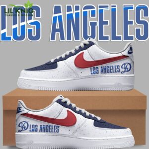 Los Angeles Dodgers 2024 Nike Air Force 1 City Connect Sneakers