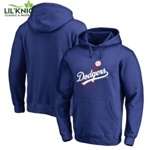 Los Angeles Dodgers Cooperstown Collection Huntington Pullover Hoodie – Royal