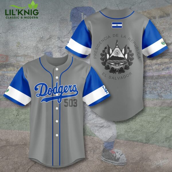 Los Angeles Dodgers Night Presidencia De La Republica Baseball Jersey