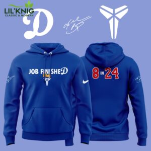 Los Angeles Dodgers Nike Gear Via Kobe Bryant 8 In 24 Unisex Blue Hoodie