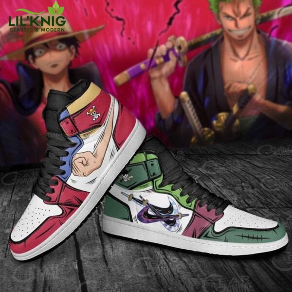 Luffy Vs Zoro Gomu Vs Santoryu One Piece Premium Af1 Sneaker