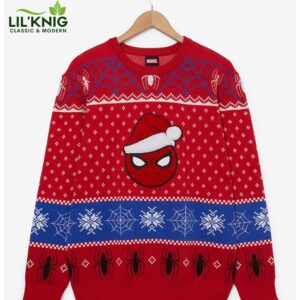 Marvel Spider-Man Santa Hat Holiday Sweater