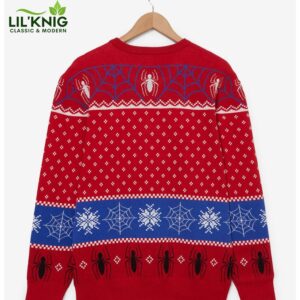 Marvel Spider-Man Santa Hat Holiday Sweater