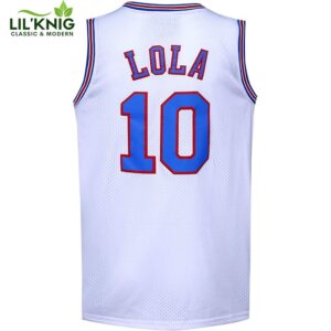 Men’S Basketball Jersey #10 Lola Space Movie Sports Shirts 90S Hiphop Party Clothing