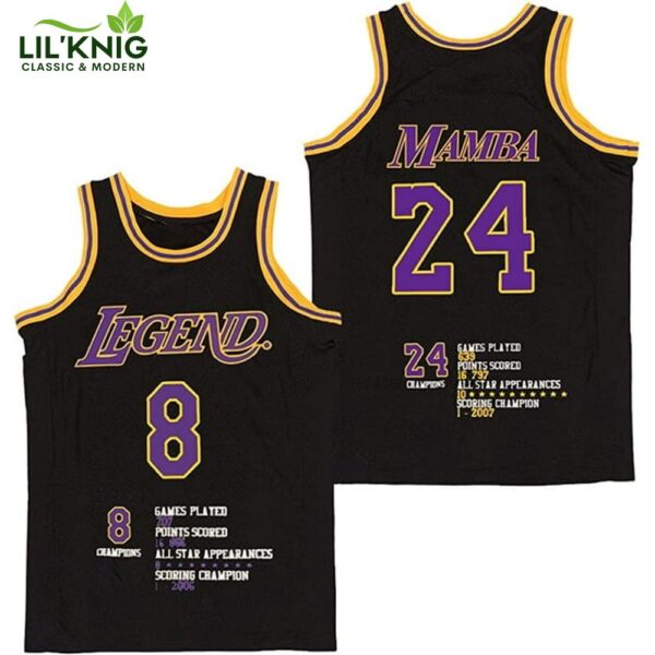 Men’S Fashion Legend 8 Athletic 24 Basketball Jersey