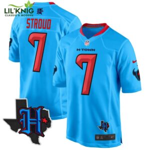 Men’s 2024 Houston Texans Texas Pride Game Jersey