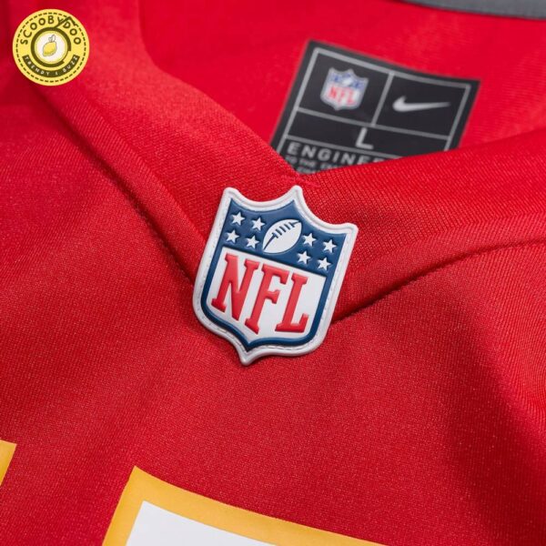 Men’s Nike Kansas City Chiefs Patrick Mahomes Super Bowl LIX Red Game Jersey