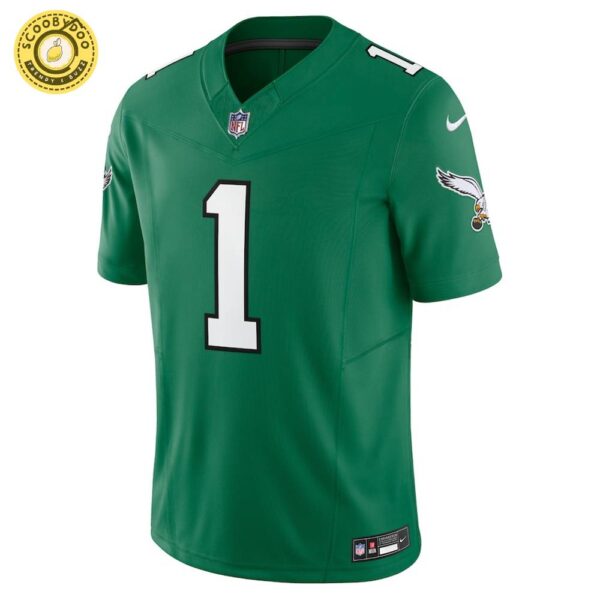 Men’s Nike Philadelphia Eagles Jalen Hurts Kelly Green Vapor F.U.S.E. Limited Jersey