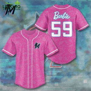 Miami Marlins X Barbie Night Game Baseball Jersey