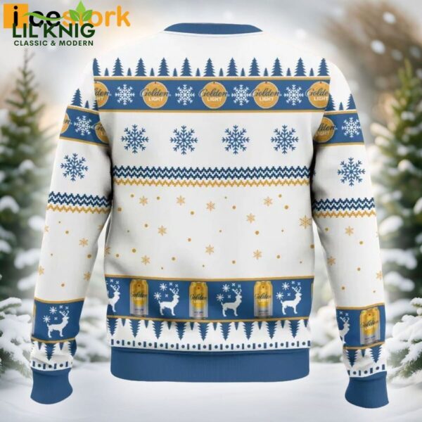 Michelob Golden Light Ugly Christmas Sweater