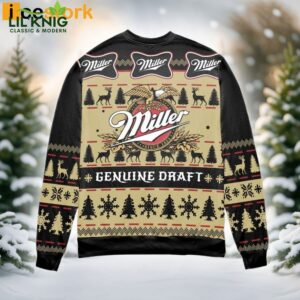 Miller Genuine Draft Ugly Christmas Sweatshirt