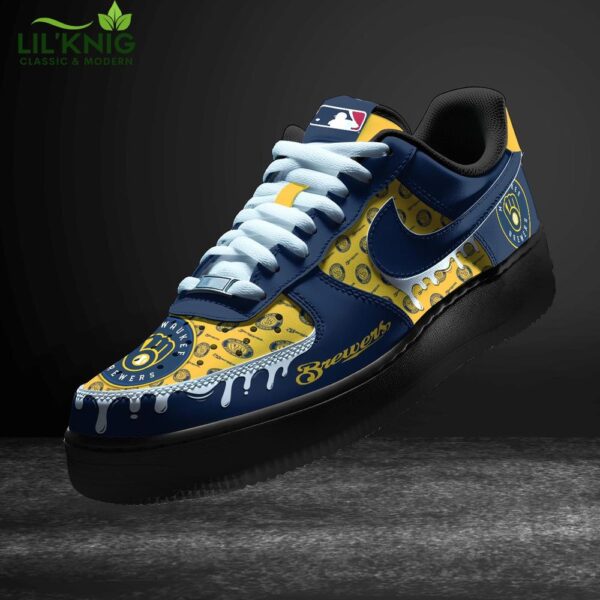 Milwaukee Brewers New Design Limited Edition Af1 Nike Sneaker Shoes